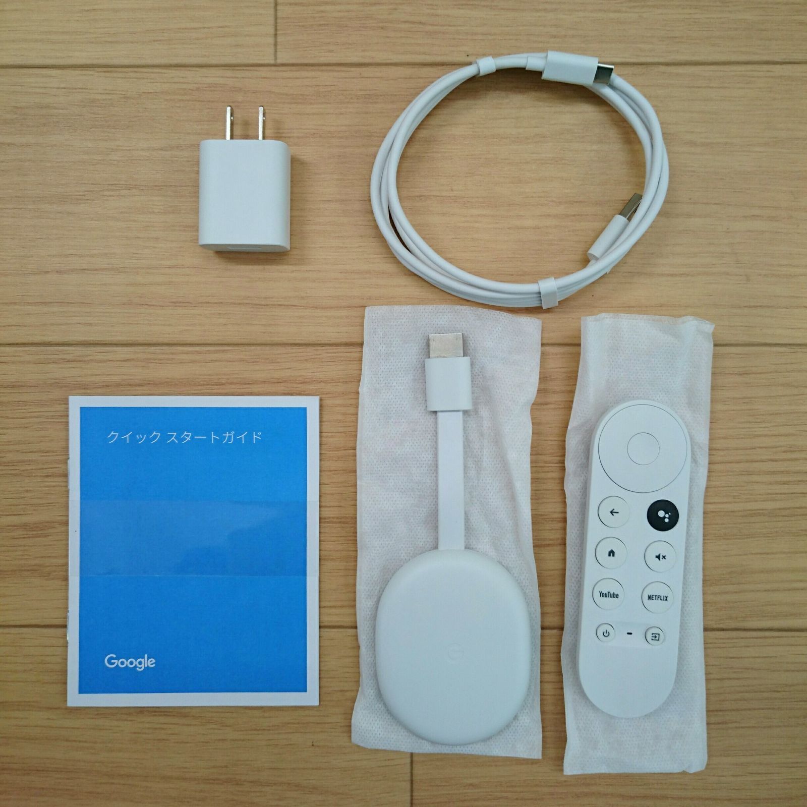 中古 Chromecast with Google TV 4K スノー Google Chromecast 4a Geração De Voz Hd 8gb Branco Com 1.5gb Branco
