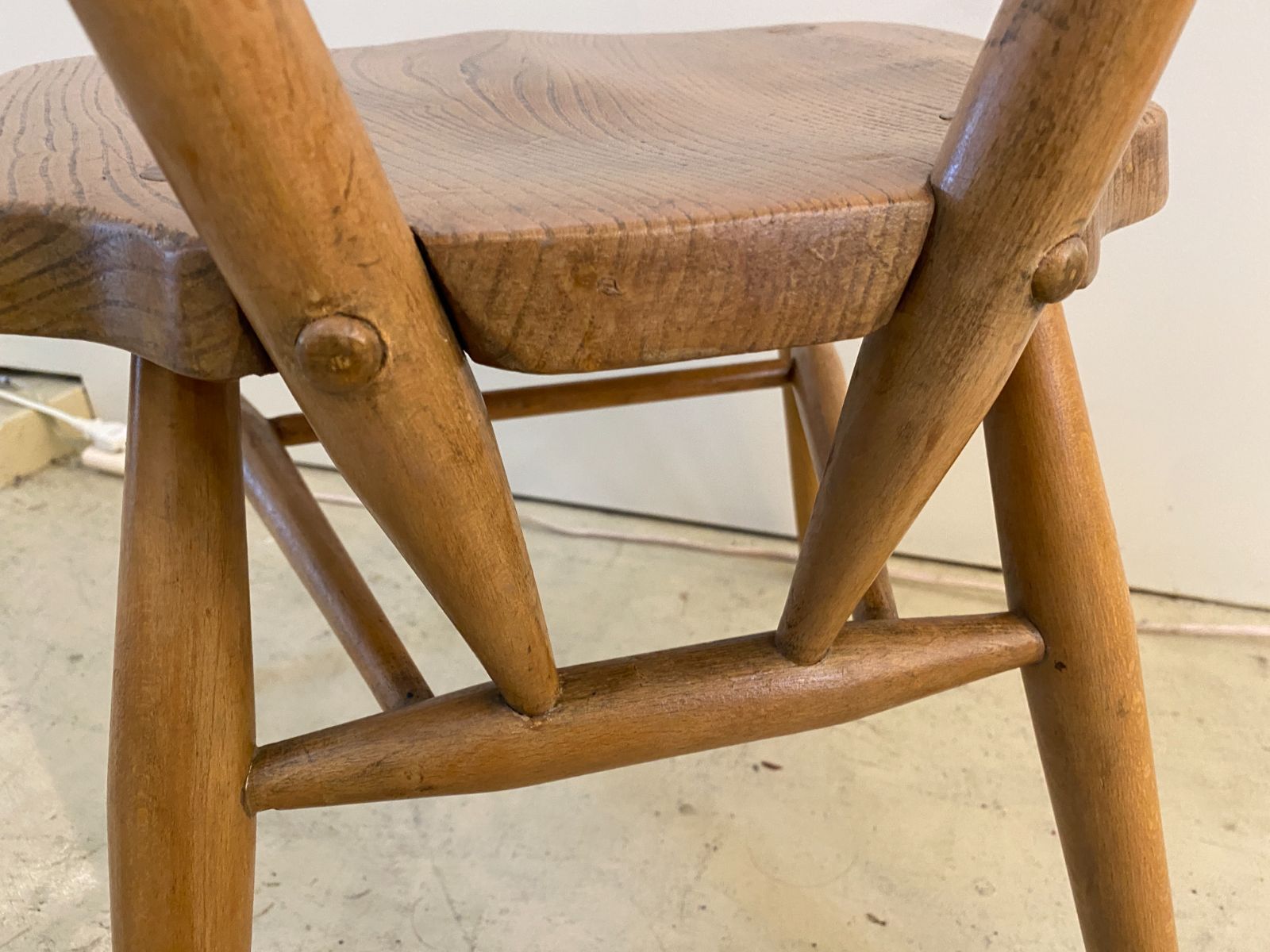 □希少 アーコール ERCOL シングルバック スタッキングチェア