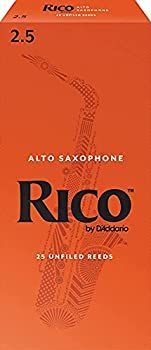 D Addario WoodWinds ダダリオ リード アルトサックス用 RICO RJA2525 硬さ 2.5 25枚入り