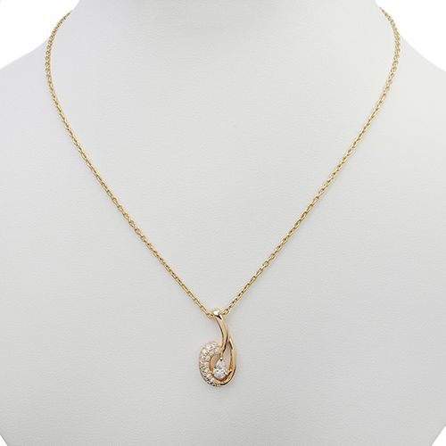 K18 0.06CT 覆輪ダイヤモンドネックレス – CSHELL