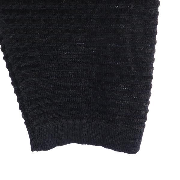 美品　フェラガモ　ボーダー　カーディガン　Salvatore Ferragamo サルヴァトーレフェラガモ イタリア製 ウールブレンド ニット ボーダー