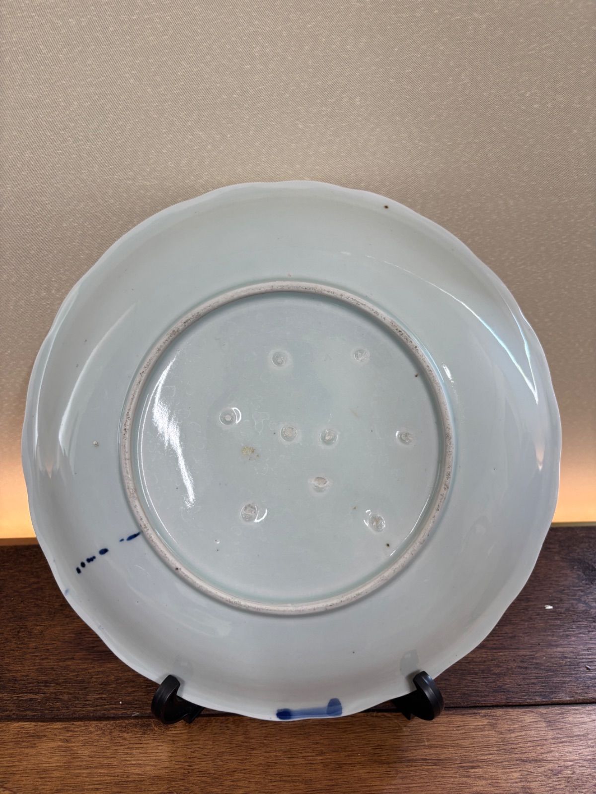 古伊万里 志田窯 【染付 鷹図大皿】 (33) 32.5cm - メルカリ