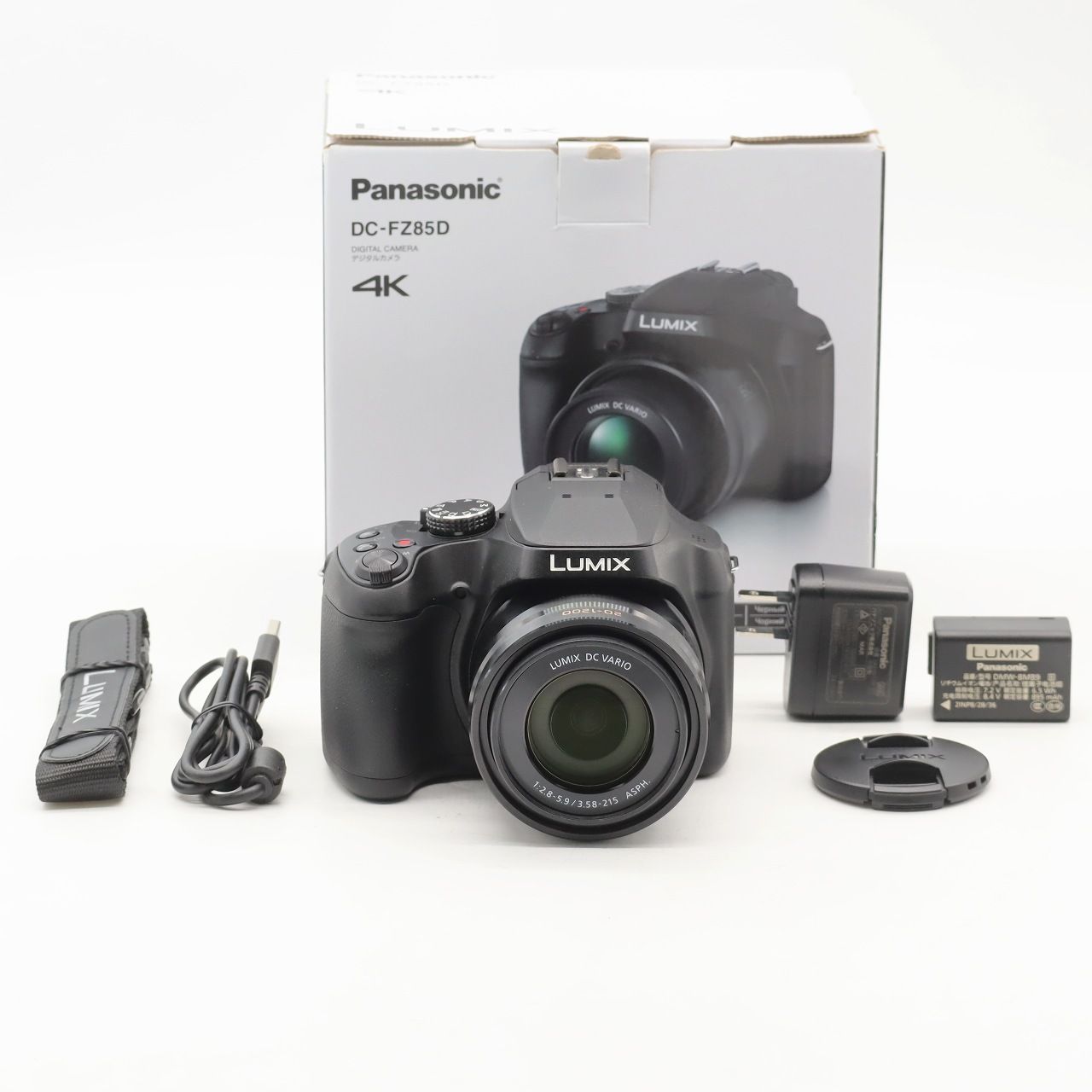 パナソニック Panasonic LUMIX デジタルカメラ 光学60倍 ズーム 対応 DC-FZ85D-K ブラック