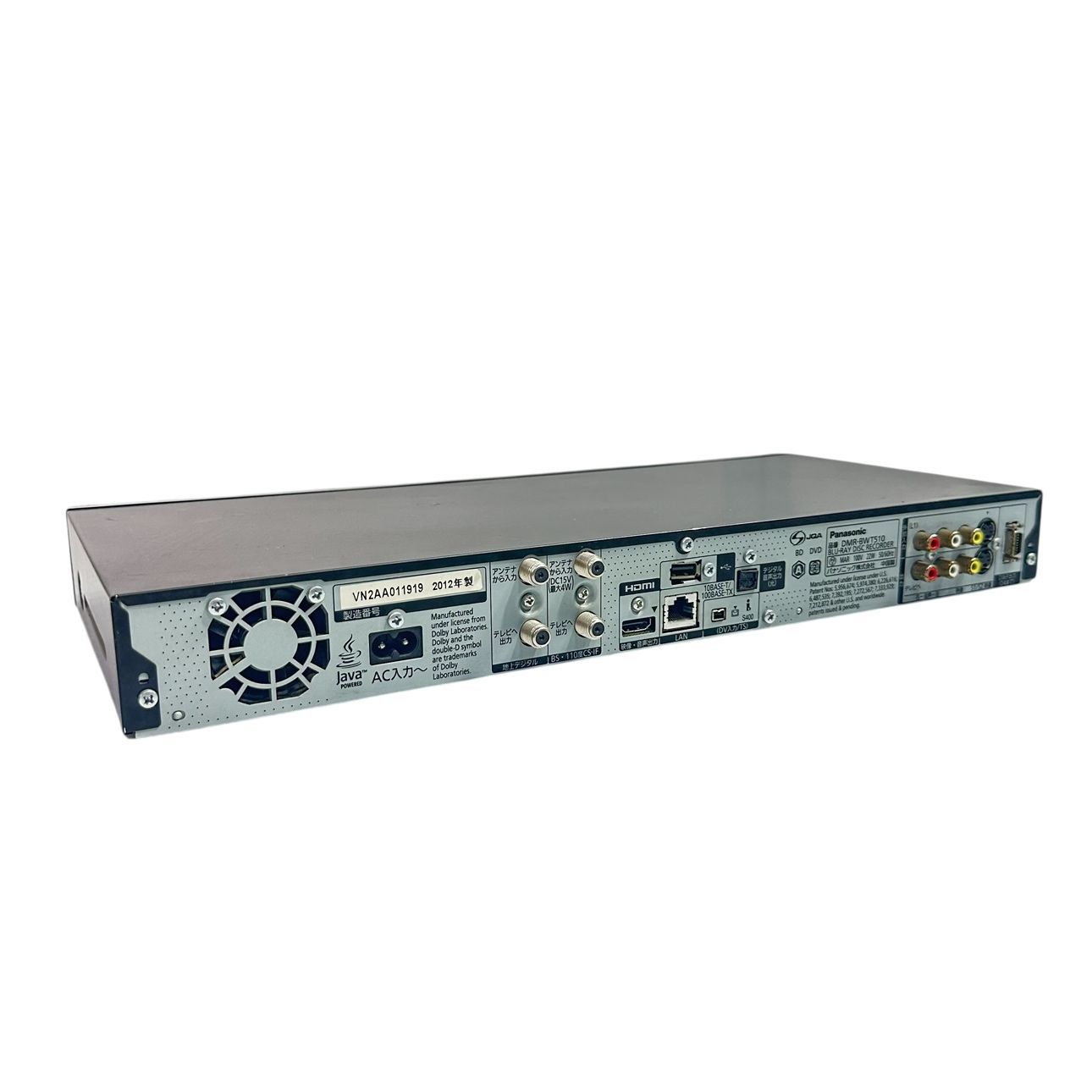 Panasonic DMR-BWT510 Blu-rayレコーダー　動作品 動作品】Panasonic/パナソニック DMR-BWT510 Blu-rayレコーダー J4