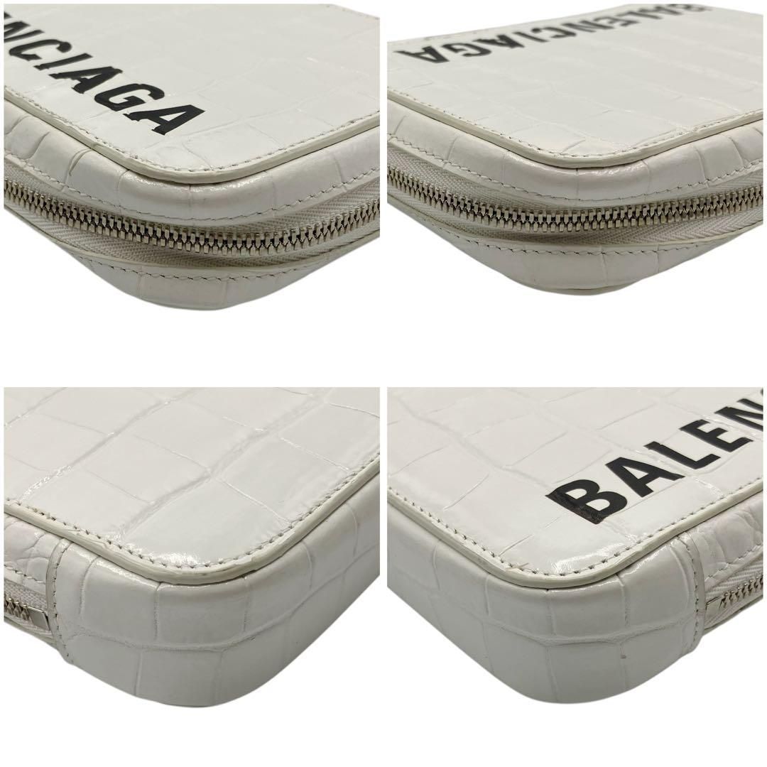 バレンシアガ クロコ型押し