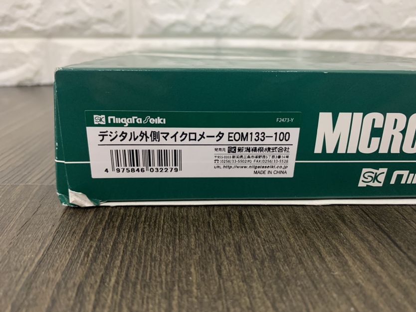 ▽【未使用品】新潟精機 SK EOM133-100 デジタル 外側 マイクロ