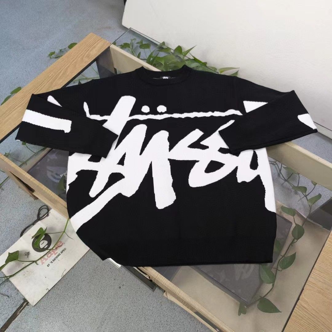 新品 未使用 Stussy Stock Sweater Black ステューシー パーカー ニットセーター - メルカリ