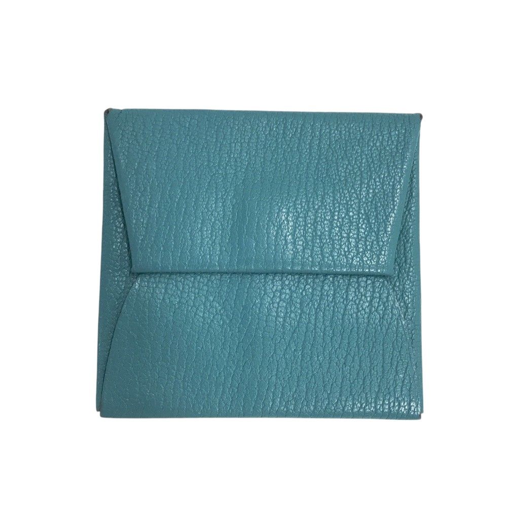 HERMES エルメス T刻印 バスティア コインケース グリーン系