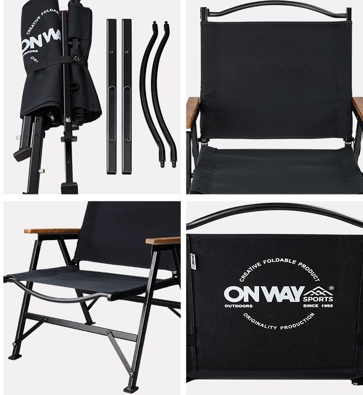 Simpleme フォールディング コットン アームウッド ローチェア 最も安い