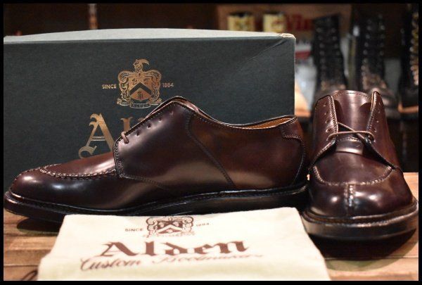 7.5D 箱付 未使用】ALDEN オールデン タンカーサドル 99289 NST