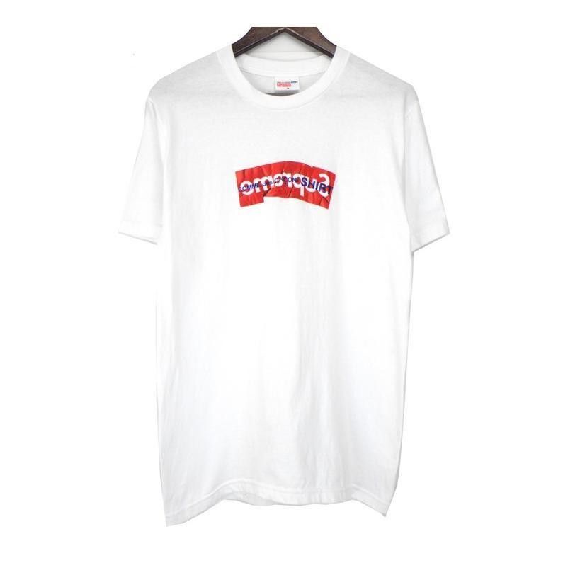 シュプリーム Supreme × コム デ ギャルソン COMME des GARCONS 17SS SHIRT Box Logo Tee ボックス ロゴ 半袖 Ｔシャツ h4100
