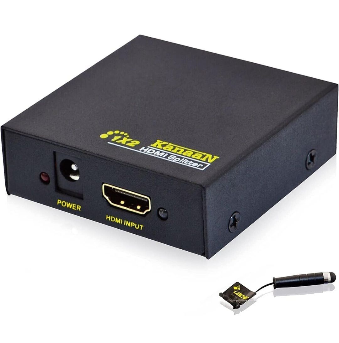 ★KanaaN HDMIスプリッター 1入力2出力 4k対応 Y-アダプタ 2160p Full UHD/ HD 1.4b 2-fach / 2-port