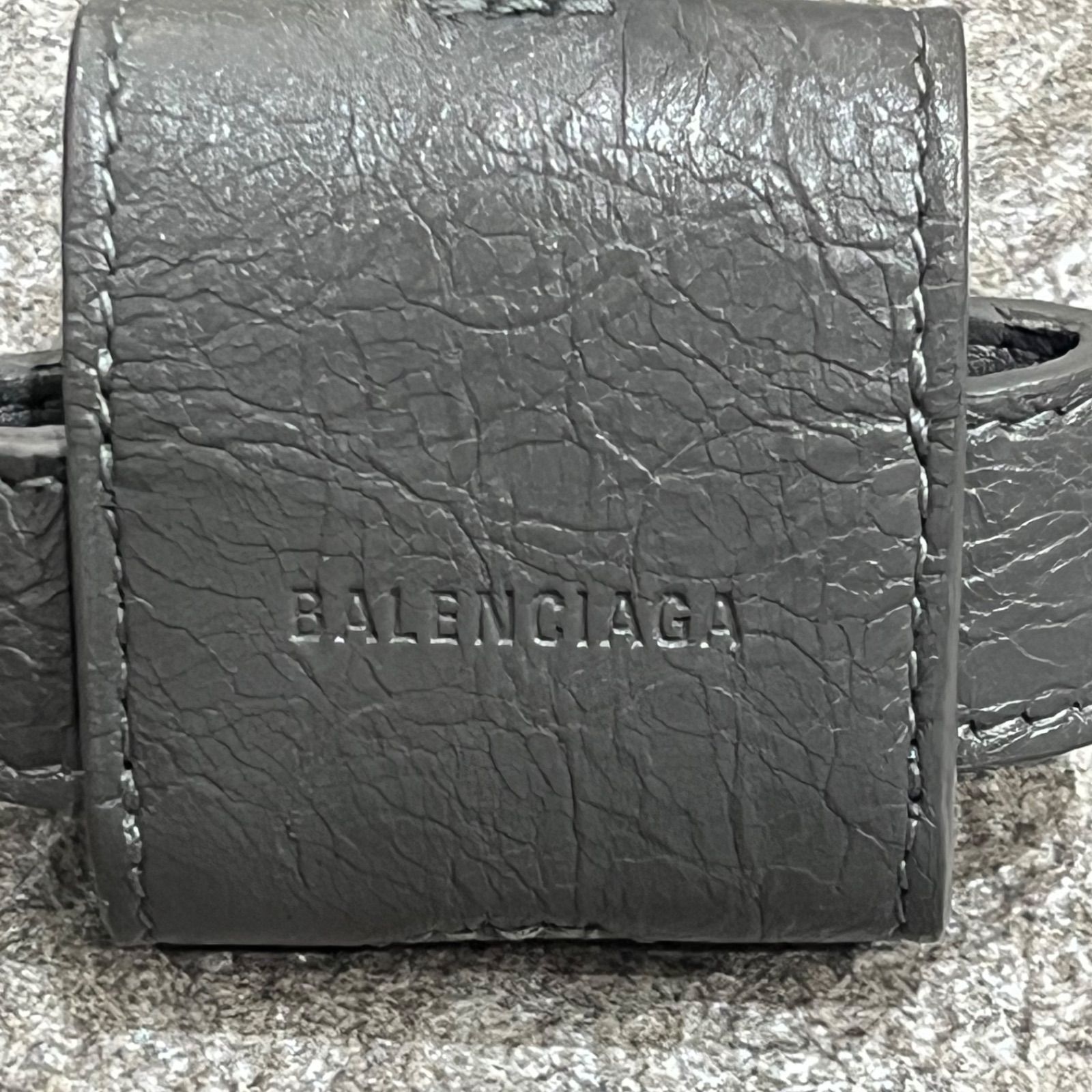 BALENCIAGA LE CAGOLE ル カゴール クロスボディ レザー メタル ポーチ 