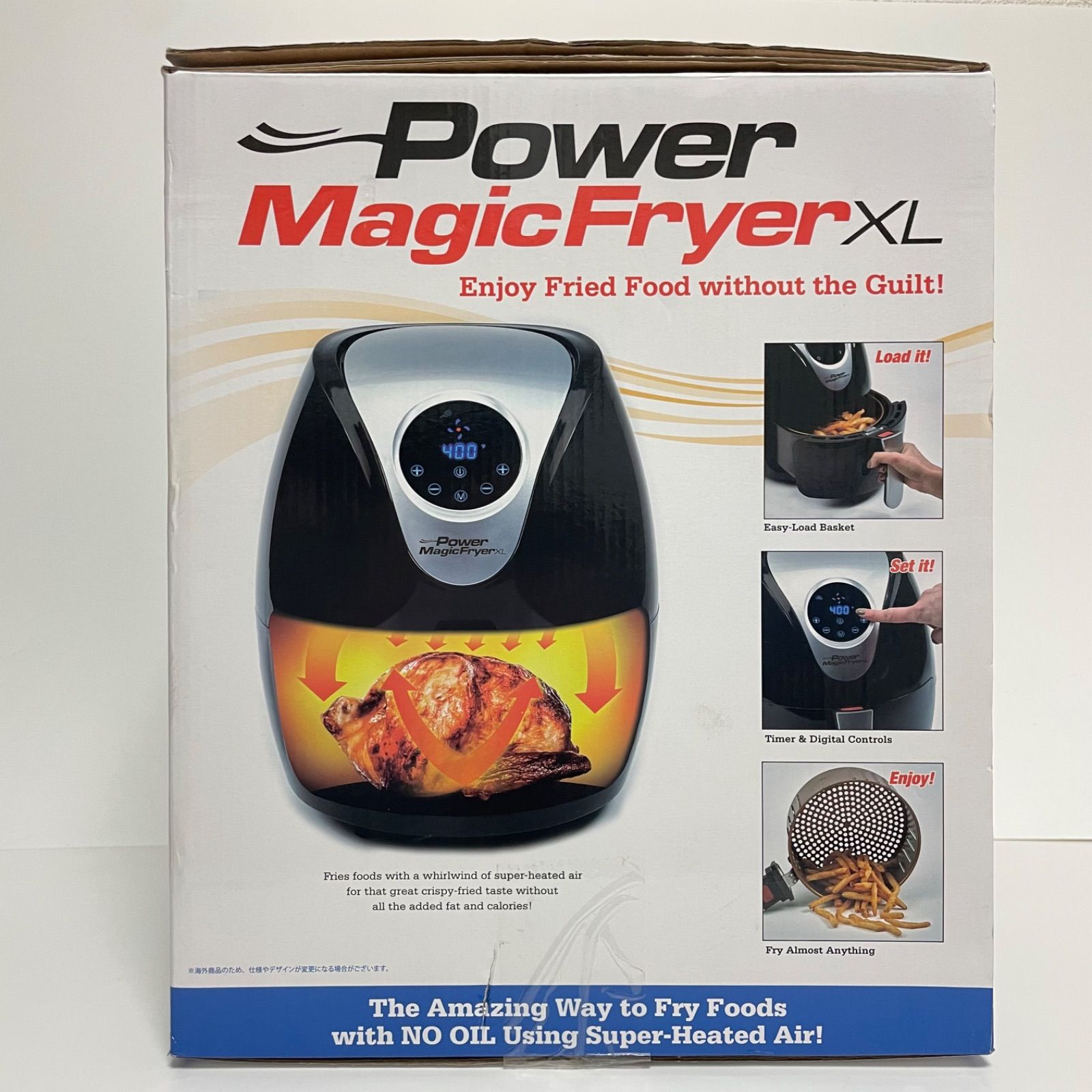 未使用 Power Magic Fryer XL パワーマジックフライヤーXL 取扱説明書兼レシピ付属 - メルカリ