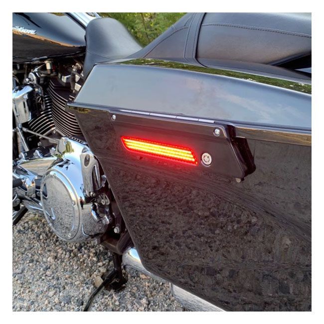 CUSTOM DYNAMICS saddlebag Latch LED lightz red lens | 922662