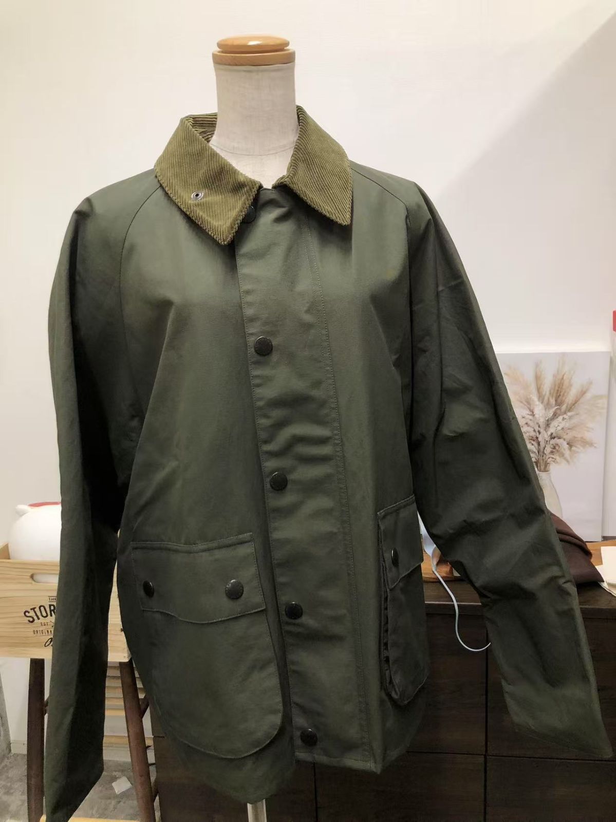 Barbour 242MCAS153 ジャケット 緑 サイズ40