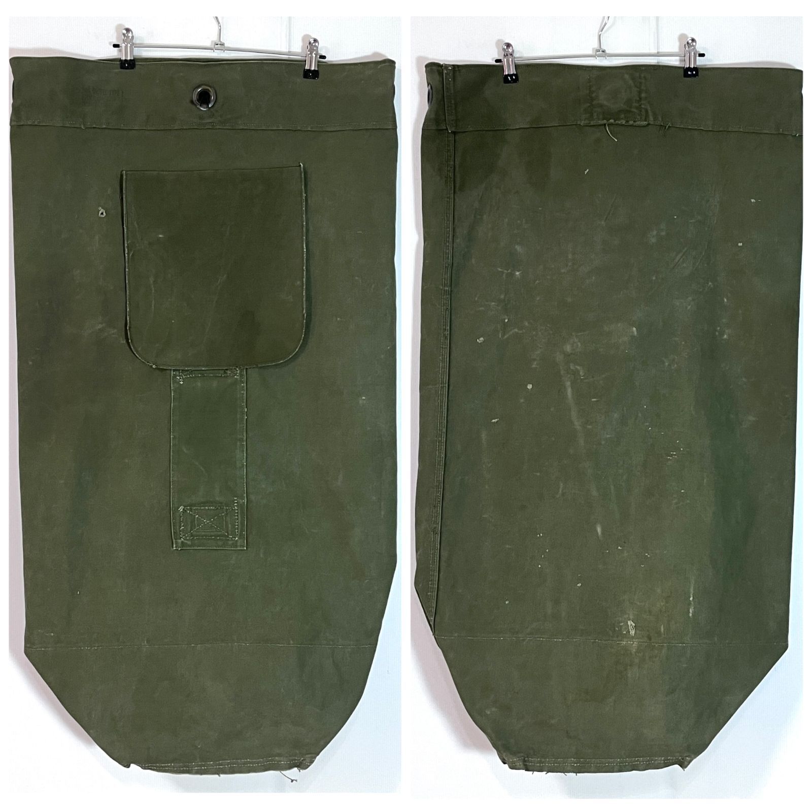 米軍 DUFFEL BAG コットン ダッフルバッグ ステンシル ビンテージ US BAG DUFFEL TYPE 2 ダッフルバッグ コットン生地 ステンシル