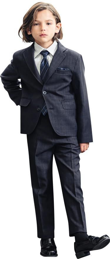アリサナ 入学式 男の子 スーツ 卒園式 子供服 フォーマル Louis ルイ ジャケット パンツ シャツ ネクタイ ポケットチーフ の 5点 セット