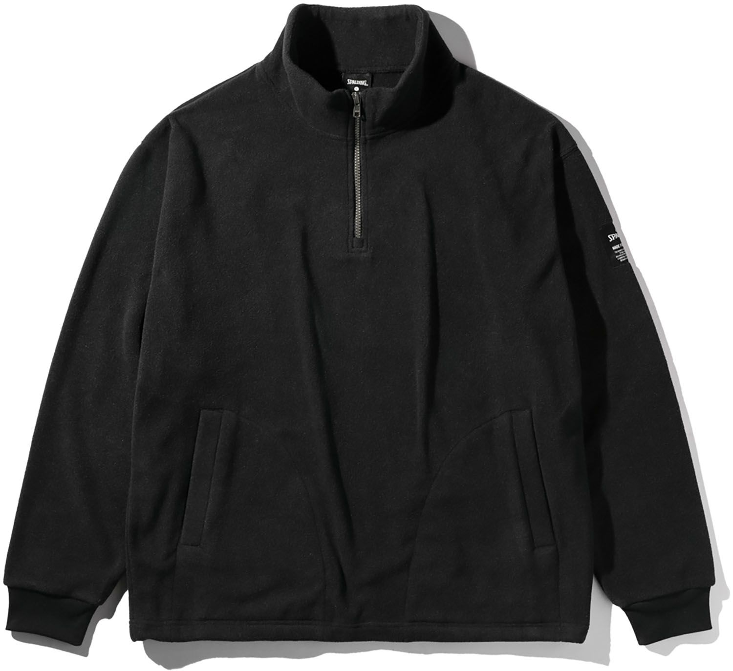 スポルディング SPALDING バスケット コートサイド フリース ハーフジップ プルオーバー SMJ25113 7900 ダスク