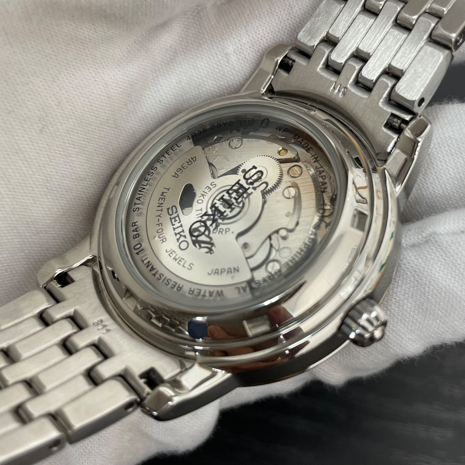 ジャンク品】SEIKO セイコー プレサージュデイデイト 自動巻き 【公式