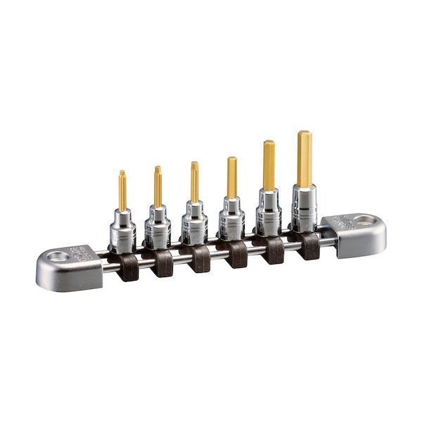 7営業日以内発送 ｎｅｐｒｏｓ NTBT206A 6．3sq．ヘキサゴンビットソケットセット 6コ組 チタンコーティング 沖縄離島販売不可