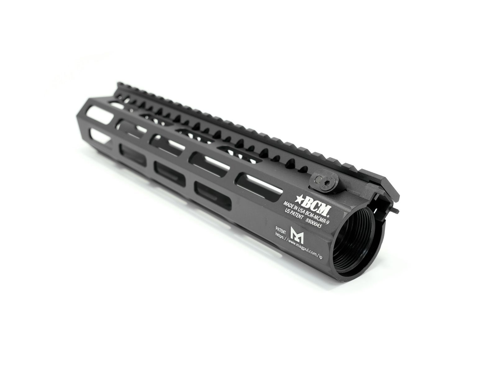 BCMタイプ MCMR-9 M-LOK M4ハンドガード リアル彫刻9.4インチ - ミリタリー