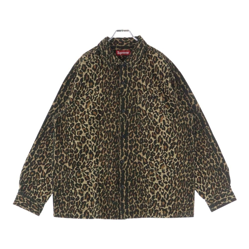 SUPREME (シュプリーム) 25AW Flannel Pajama Shirt Leopard