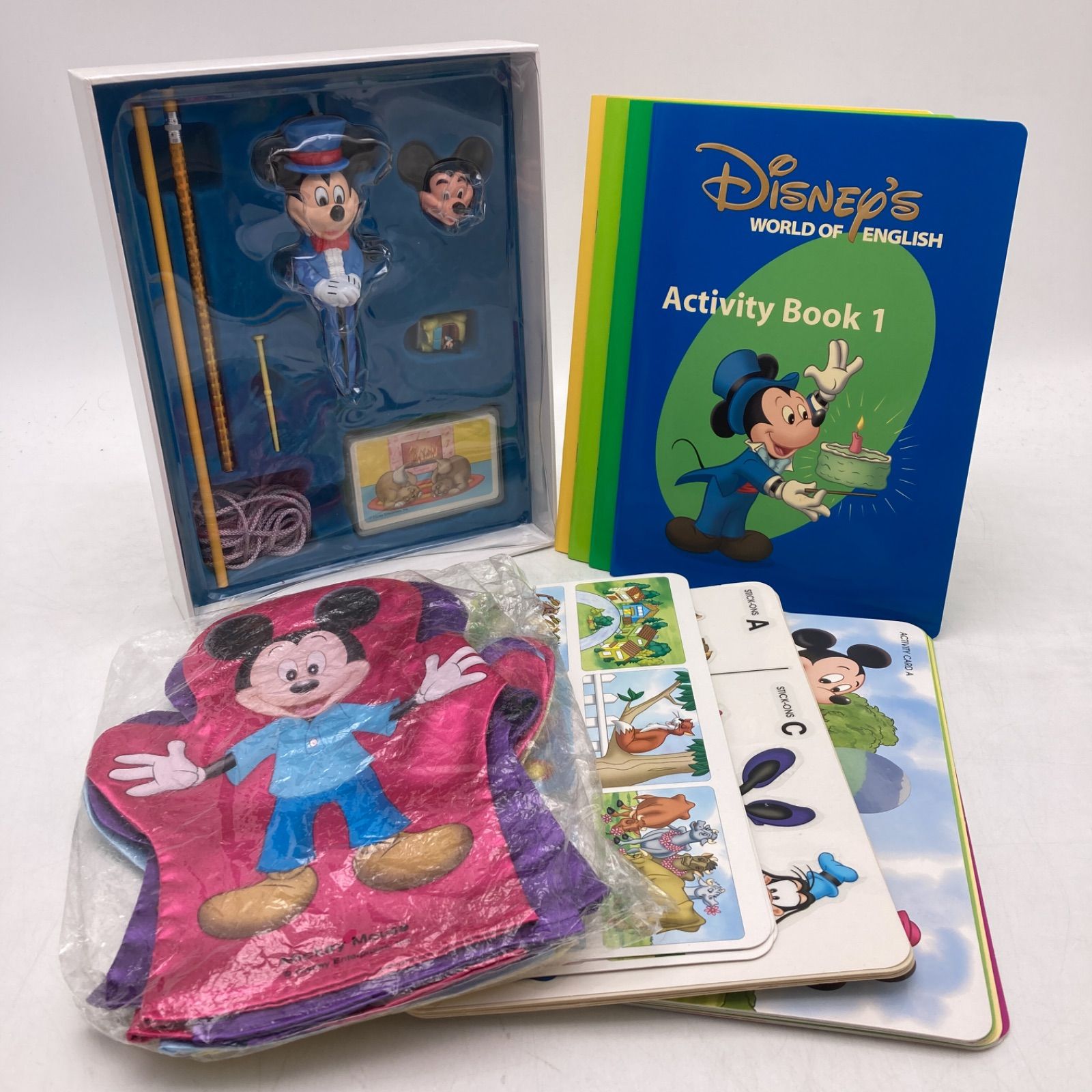 2008年購入 メインプログラムセット　絵本　CD　DVD24枚　字幕あり　ディズニー英語システム　DWE　Disney　ワールドファミリー　中古　  510021