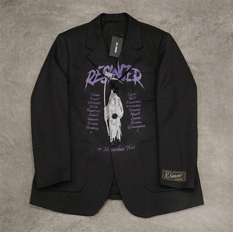 ラフシモンズ 22SS OVERSIZED SCHOOL UNIFORM BLAZER RESILENCER 