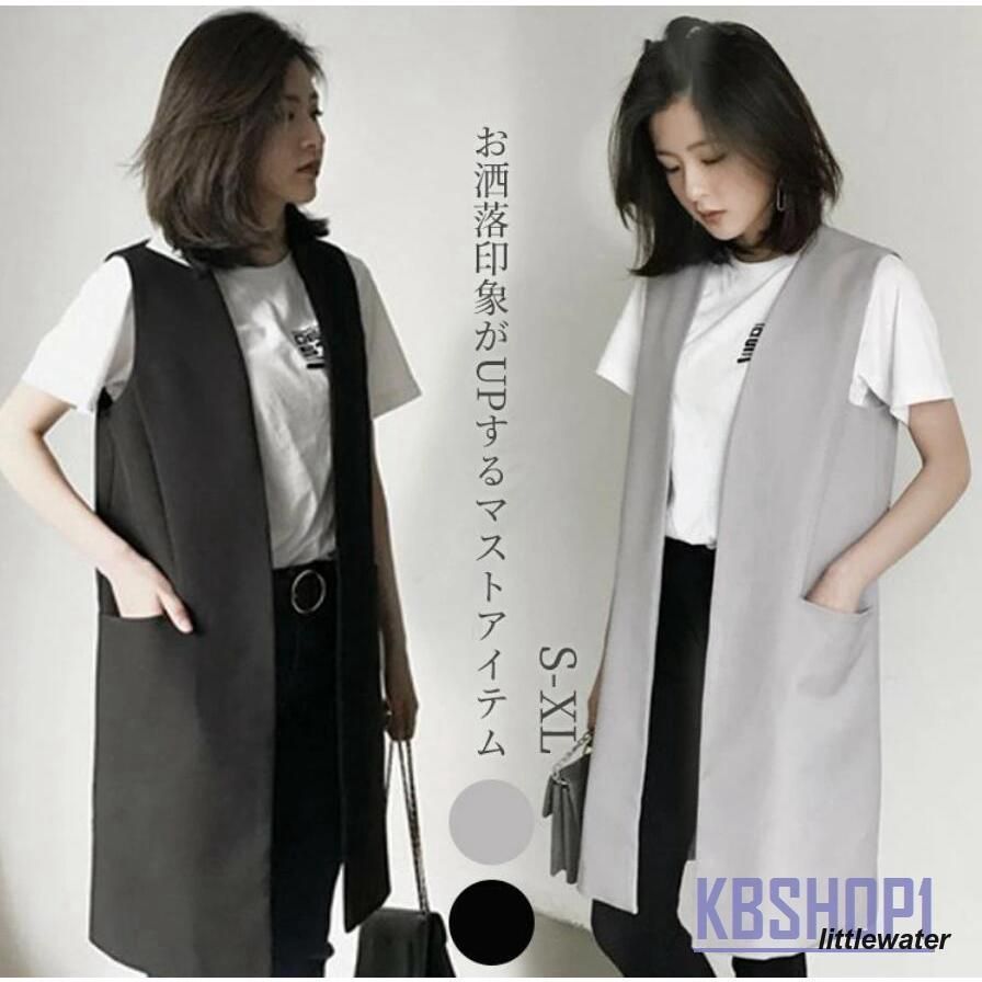 お値下げ中です！ プレインピープル　ネイビー トスカーナボアロングジレ　ジレ お値下げ中です！ プレインピープル ネイビー トスカーナボア