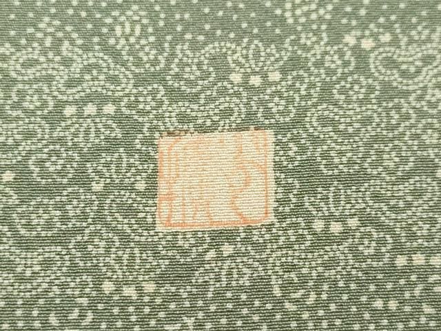 平和屋着物○伝統工芸師 服部光擴 江戸小紋 百柄 正絹 逸品