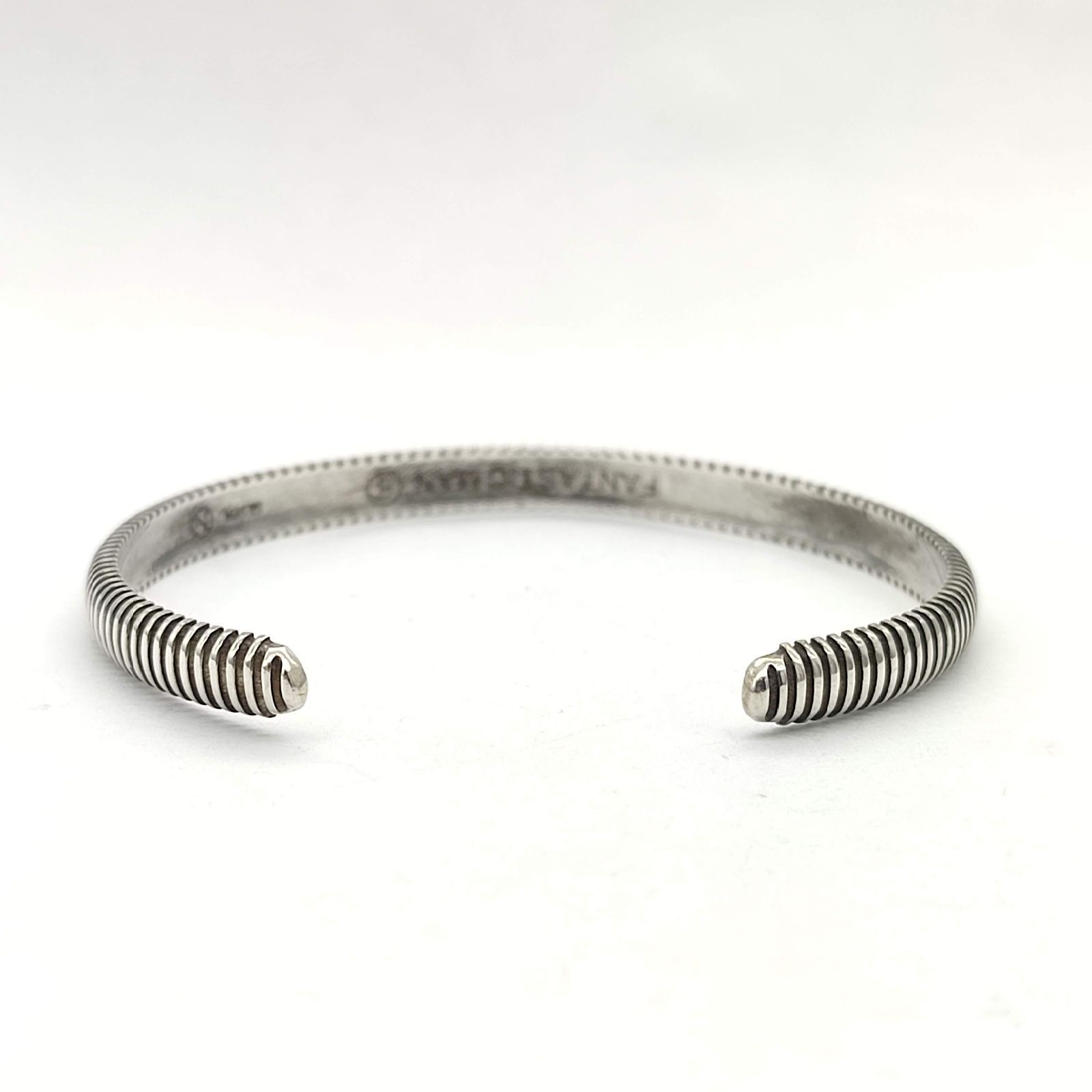 ６月９日まで　ファンタスティックマン　シルバーバングル ファンタスティックマンバングル 6 シルバー925 SILVER - メルカリ