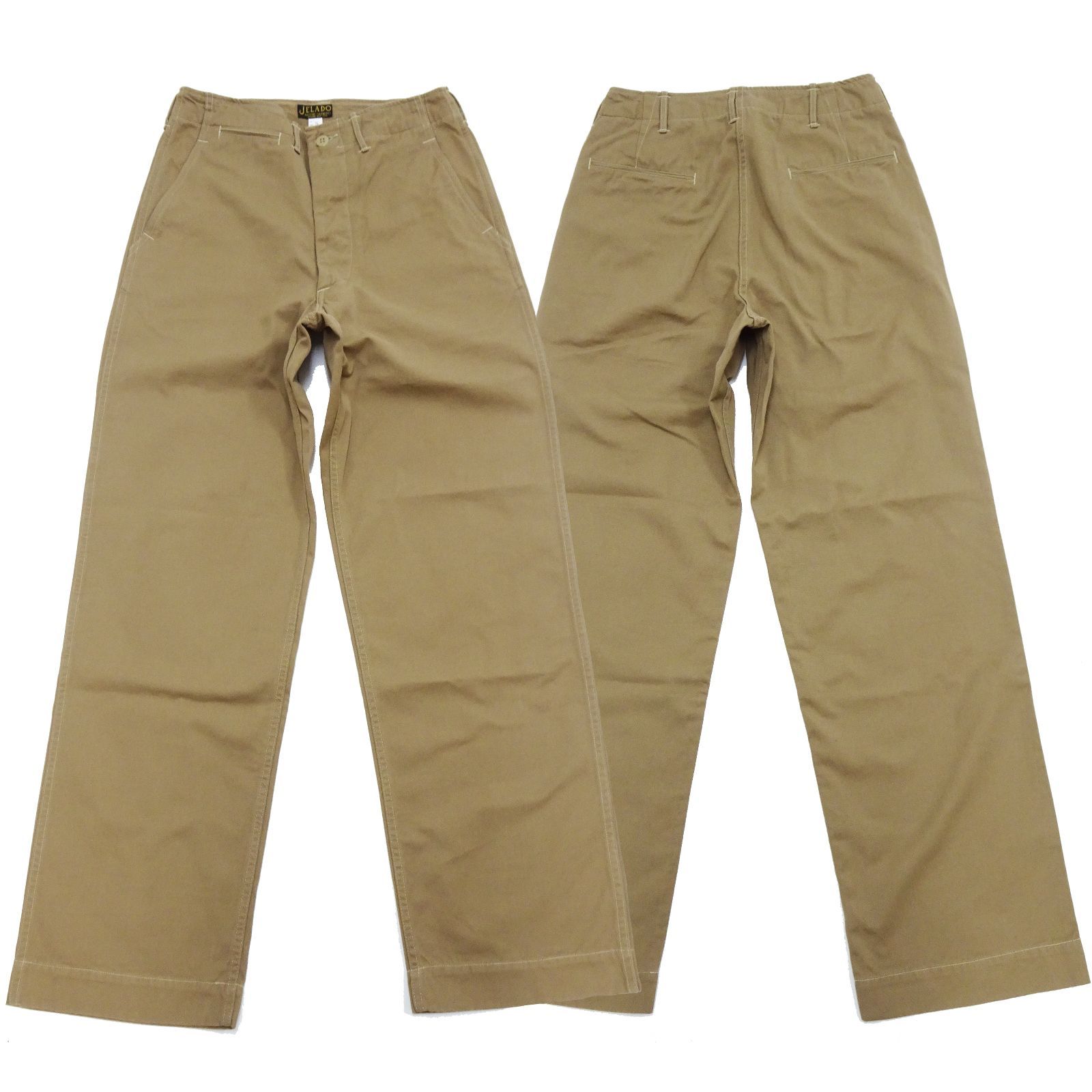 ジェラード 41カーキ チノパンツ JELADO ラストリゾート ワイドシルエット トラウザーズ 41 Khaki Lastresort Chino  Cloth AG94341A カーキ 新品 アメカジショップ - メルカリ