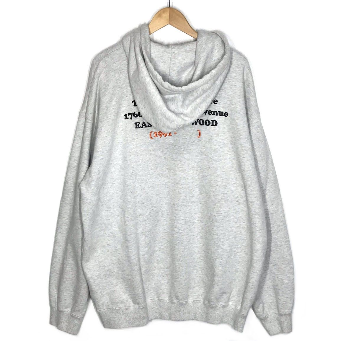 倉吉店 X-LARGE エクストララージ パーカー STORE ADDRESS ZIP HOODED SWEAT プルオーバーパーカー 101224012035 グレー サイズ L 103