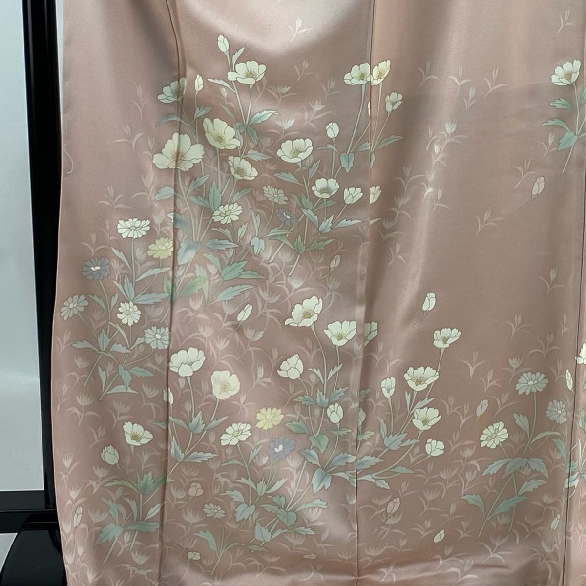 訪問着 身丈170cm 裄丈69cm L 袷 草花 金彩 ピンク 正絹 美品 秀品 【中古】 - メルカリ