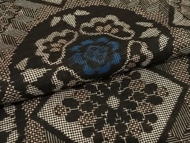 平和屋着物○本場大島紬 龍郷絣 花菱文 正絹 逸品 AAAU8333zg - メルカリ