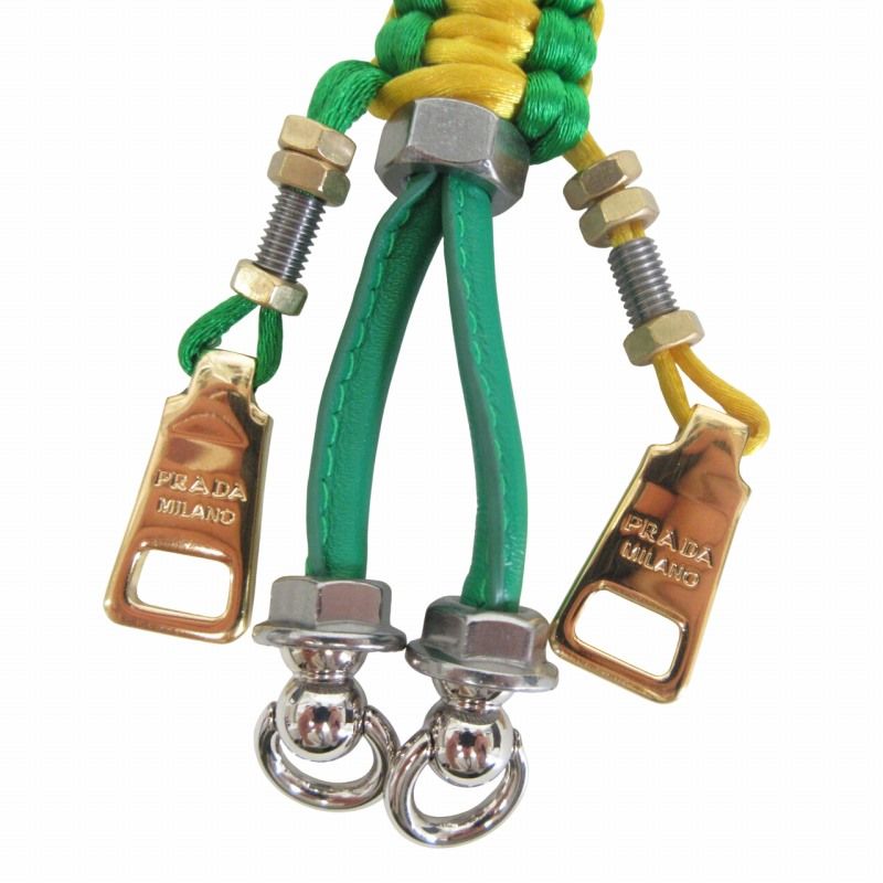 注目 PRADA◆Pop Strings ナッパレザー＆メタル バッグチャーム 楽天市場】PRADAプラダ 2024年 ポップストリング ナッパレザーx