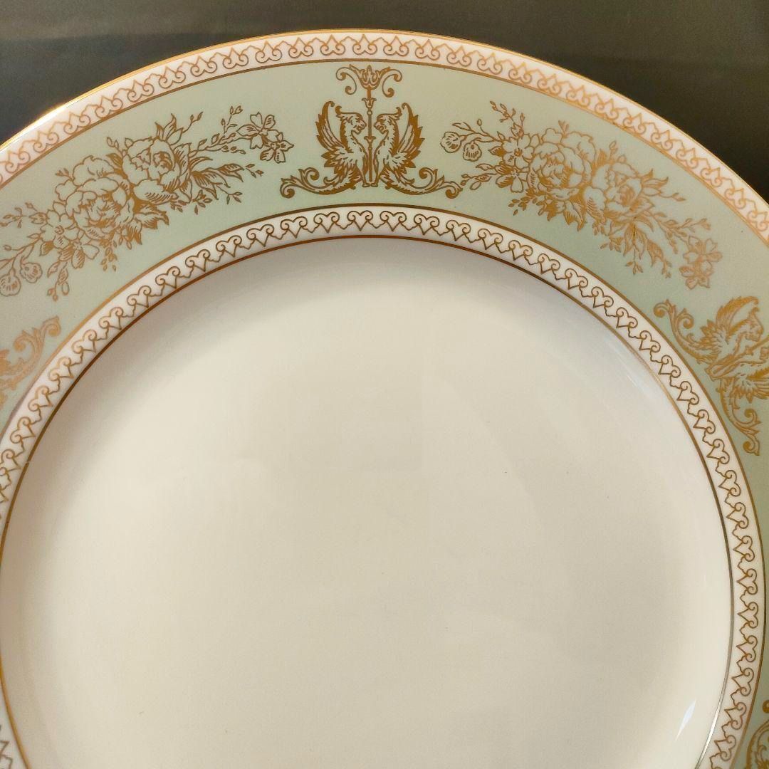 ウェッジウッド フロレンティーン ディナープレート セージグリーン 美