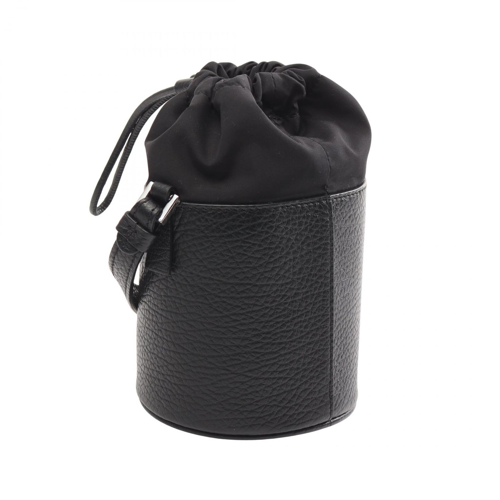 メゾンマルジェラ11 Maison Margiela 11 ショルダーバッグ 5AC マイクロ バケットバッグ S56WG0164P4348 ブラック レザー 5AC バケットバッグ レディース Used A