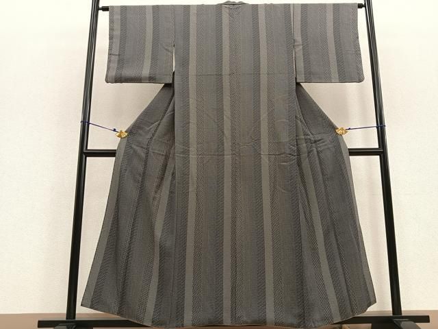 平和屋着物○東京染伝統工芸士 金田昇 江戸小紋 松 正絹 逸品