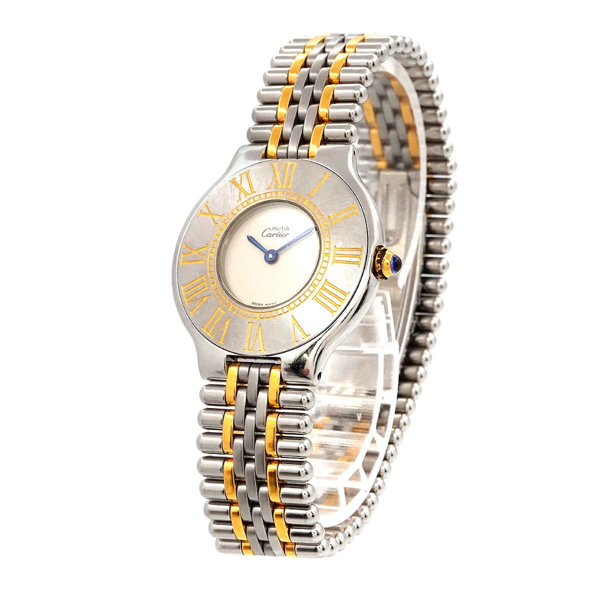 カルティエ Cartier マスト21 ヴァンティアンLM コンビ W10050F4