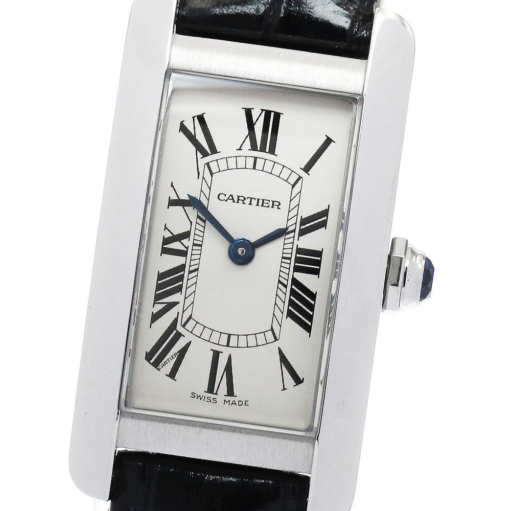 カルティエ CARTIER WSTA0016 タンクアメリカンSM クォーツ レディース _885431