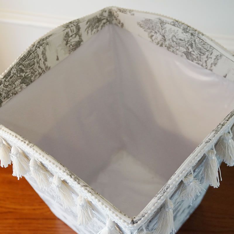 ジェニファーテイラー ダストボックス トワルドジュイ柄 Toile de Jouy