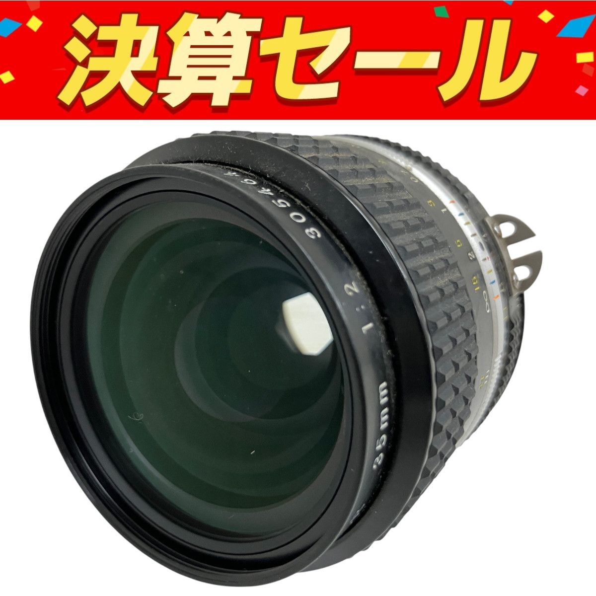 Nikon NIKKOR 35mm F2 単焦点 カメラ レンズ ニコン ジャンク O10125872