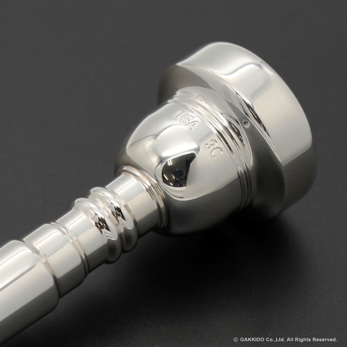 【即納！最大半額！】 S.E.Shires 3C トランペット用マウスピース (シャイアーズ) 管楽器・吹奏楽器