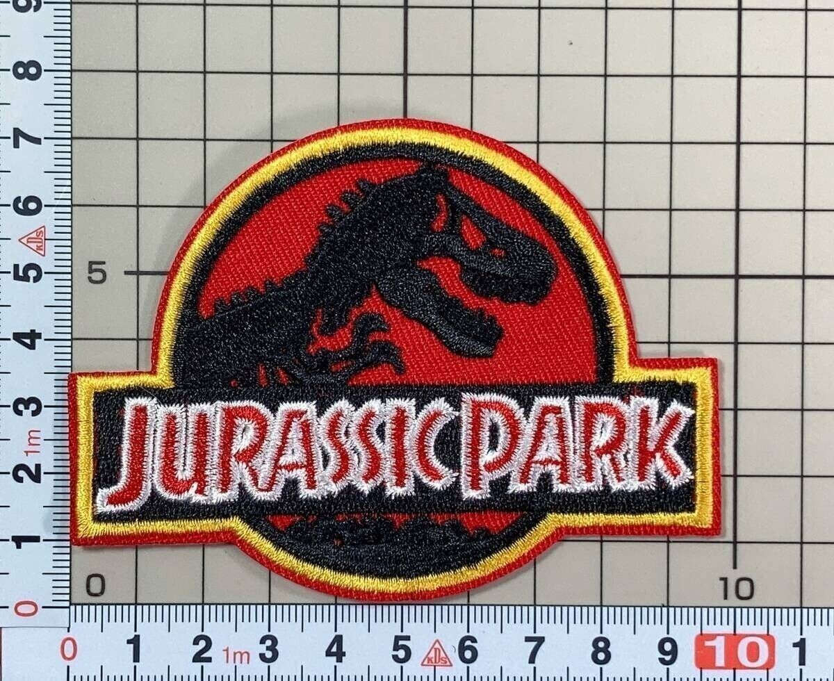 046 ジュラシック・パーク アイロン 転写シート Amazon | ジュラシックパークパッチ 恐竜刺繍アップリケパッチ