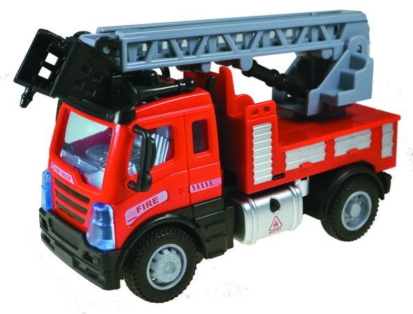 新品 童友社 R/C 1/64 はたらく車両ミニ No.01 はしご消防車 40MHz