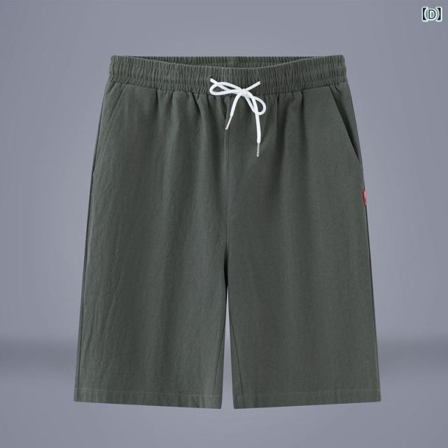 種類12：4XL/C：レッド メンズ ファッション 服 男性用 オシャレ シンプル 大人 かっこいい 大きいサイズ ストリート 紳士服 パジャマ パンツ 夏 綿 薄手 ハーフ ホーム ワインレッドシャツ メンズ コーデ 春&frasl;夏&frasl;秋&frasl;冬40代50代30代に