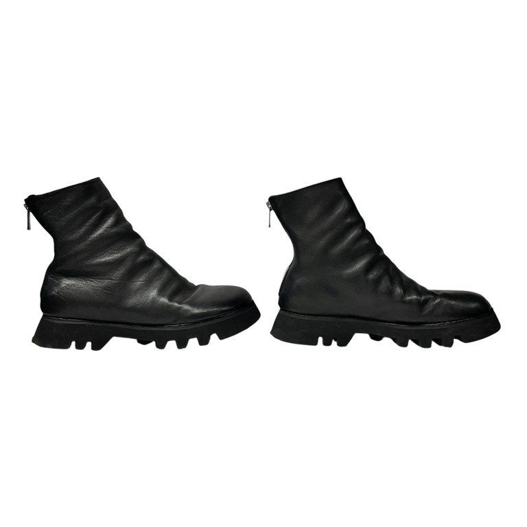 GUIDI ZO08V HORSE FULL GRAIN BLAKE ANKLE BACK ZIP BOOTS ホース