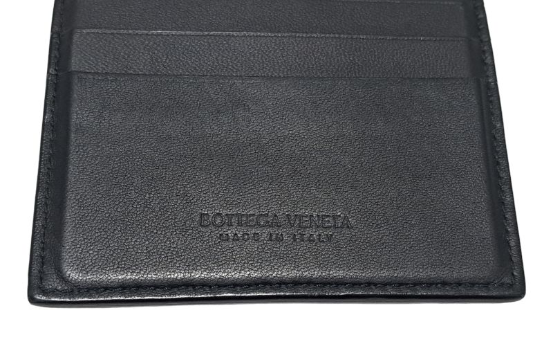 ボッテガヴェネタ カードケース マキシ イントレチャート ブラック 黒
